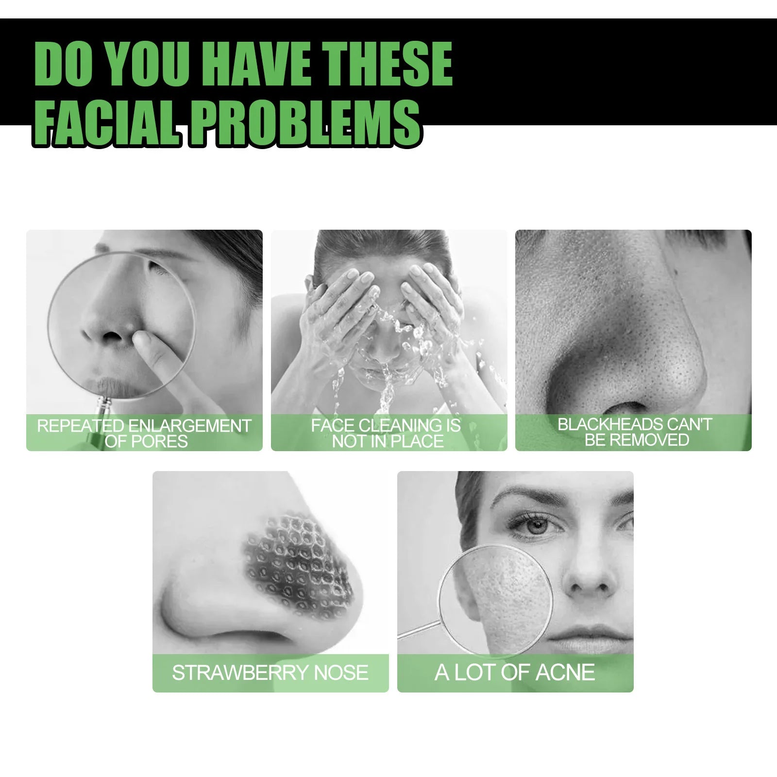 Eelhoe Bamboo Charcoal Blackhead Remover Face Mask Deep Cleansing Pores Shrink Nourishing Acne Treatment Face Peel Off Mask