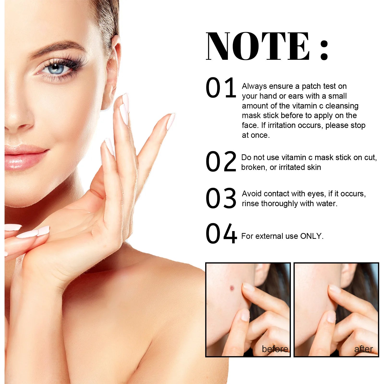 Eelhoe 40g Green Tea Cleansing Solid Face Mask Stick Acne Treatment Oil Control Moisture Remove Blackhead Clean Pores Face Mask