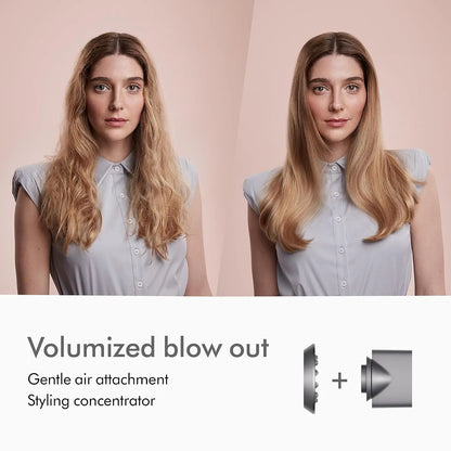 5 in 1 Professional Hair Dryer, with Hot and Cold Air Functionality - Lightweight and Thermostatic Styling Tool for Smooth Hair