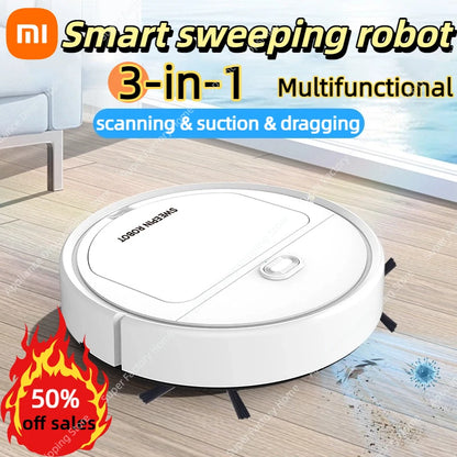 Xiaomi Fully Automatic Robot 3-in-1 Efficient Cleaning Scanning Suction Dragging Integrated Cleaning Machine Vacuum Cleaner Home