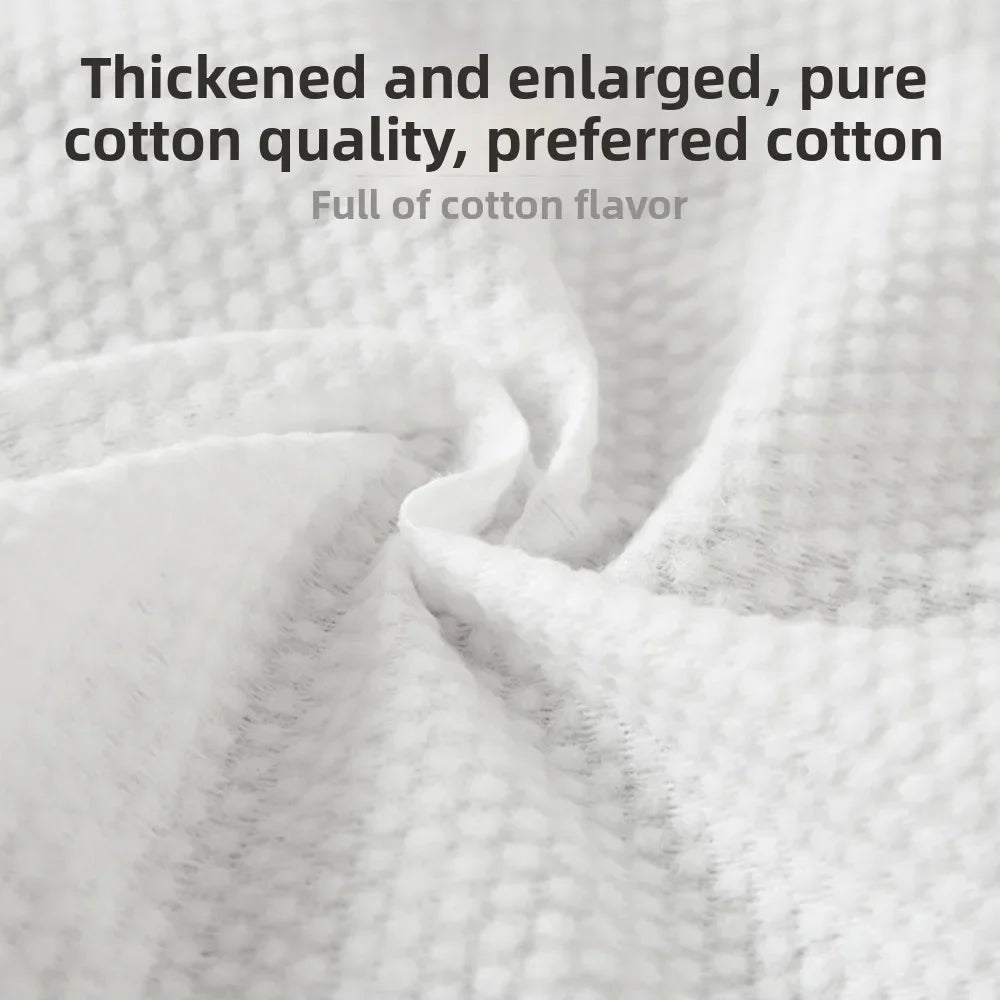 Face Towel Disposable Pure Cotton Thick Facial Towels Disposable Compressed Wipes Soft Cleansing Wipes Travel Makeup Paper Home