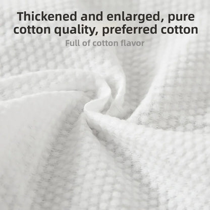 Face Towel Disposable Pure Cotton Thick Facial Towels Disposable Compressed Wipes Soft Cleansing Wipes Travel Makeup Paper Home