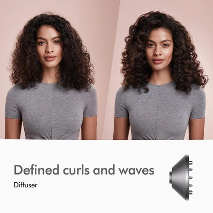 5 in 1 Professional Hair Dryer, with Hot and Cold Air Functionality - Lightweight and Thermostatic Styling Tool for Smooth Hair