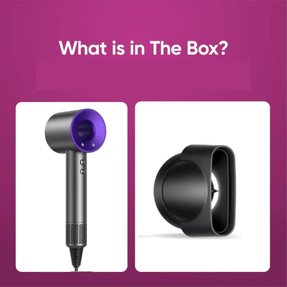 5 in 1 Professional Hair Dryer, with Hot and Cold Air Functionality - Lightweight and Thermostatic Styling Tool for Smooth Hair