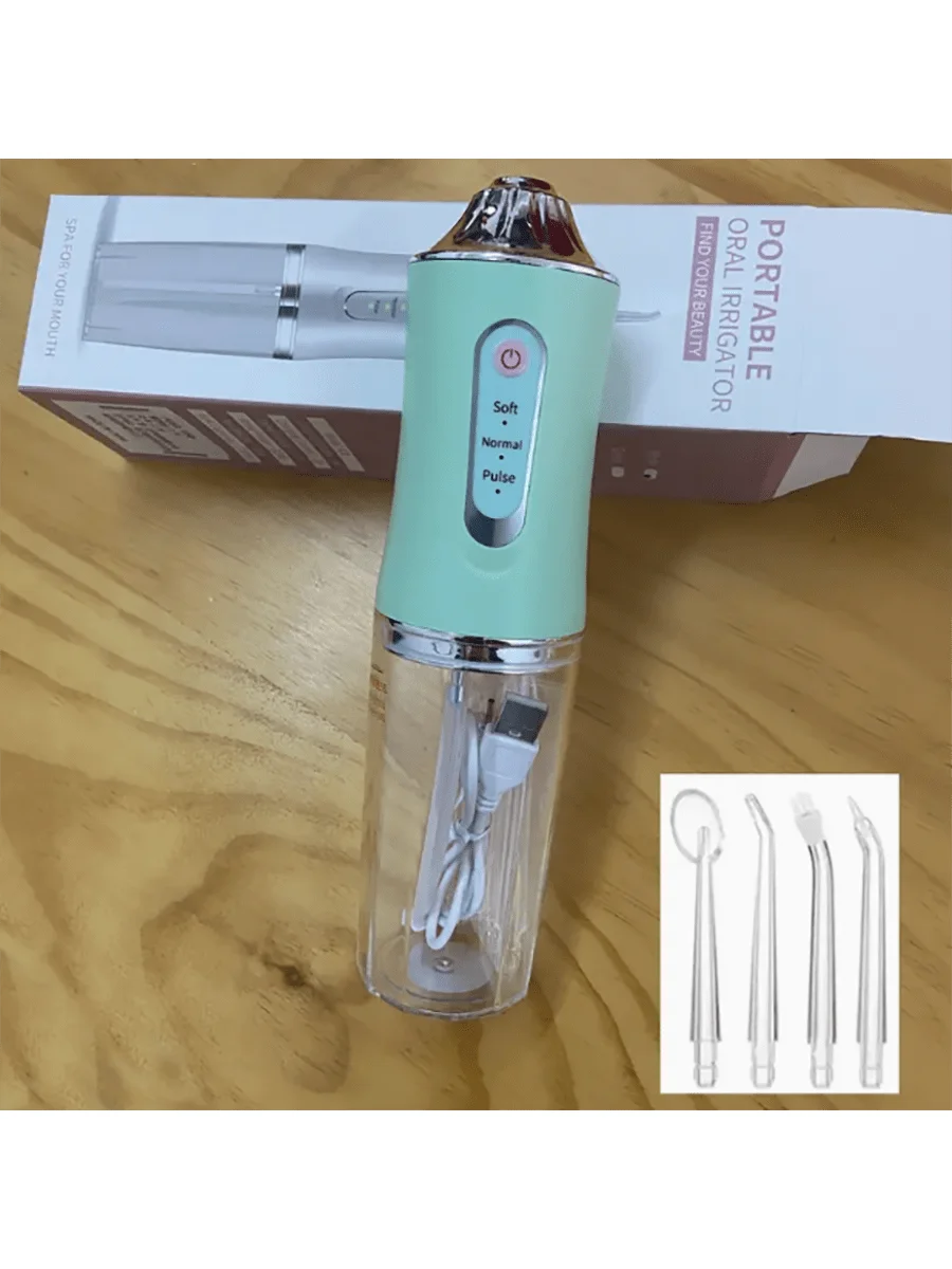 Electric Water Floss, Intelligent Chip, Precise Pressure Control, 360 Degree Rotating Nozzle, Tooth Cleaning Device