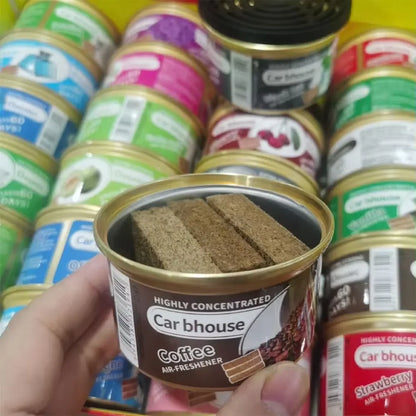 Car Air Fresheners Perfume Auto Supplies Canned Wood Blocks Coffee Flavor Explosion Car Foreign Aromatherapy Deodorant Supplies
