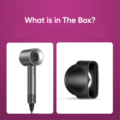 5 in 1 Professional Hair Dryer, with Hot and Cold Air Functionality - Lightweight and Thermostatic Styling Tool for Smooth Hair