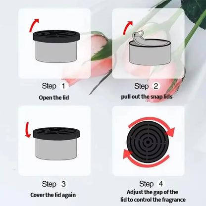 Car Air Fresheners Perfume Auto Supplies Canned Wood Blocks Coffee Flavor Explosion Car Foreign Aromatherapy Deodorant Supplies